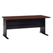 Bowery Hill Thermally Fused Laminate Hansen Cherry Desk Rectangular 72