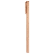 Bowery Hill 4-Tier Transitional Solid Wood Folding Bookcase in Natural