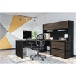 Bowery Hill L-Shaped Office Set in Sandstone and Slate