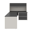 Bowery Hill L-Shaped Office Set in Sandstone and Slate
