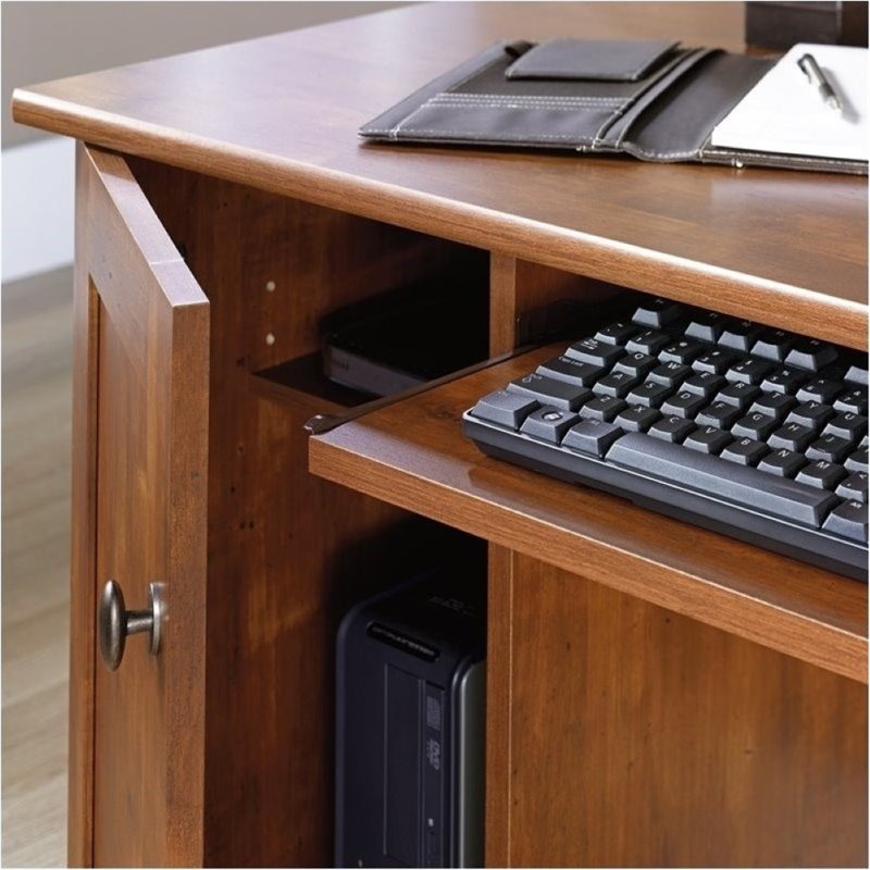 Bowery Hill Computer Desk in Brushed Maple