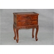 Bowery Hill China Oak Dual Walnut Stain Nightstand Rectangular 25
