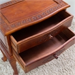 Bowery Hill China Oak Dual Walnut Stain Nightstand Rectangular 25