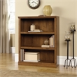 Bowery Hill 3 Shelf Bookcase in Oiled Oak