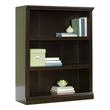 Bowery Hill 3 Shelves Modern Wood Bookcase in Jamocha Wood Black