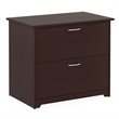 Bowery Hill Engineered Wood 2-Drawers Lateral File Cabinet in Harvest Cherry