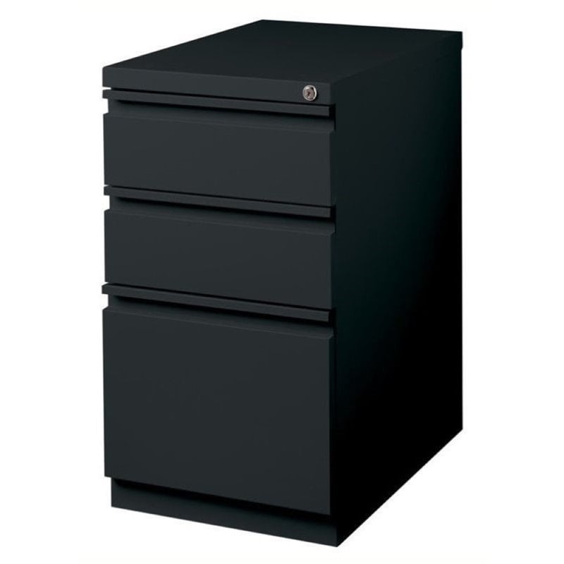 Office Bowery Hill Bowery Hill 3 Drawer Mobile File Cabinet In Black