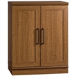 Bowery Hill Adjustable Shelf Traditional Engineered Wood Cabinet in Sienna Oak