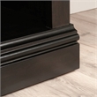 Bowery Hill 5-Shelf Traditional Engineered Wood Bookcase in Estate Black