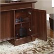 Bowery Hill Engineered Wood 6-Drawers Executive Desk in Select Cherry