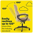 Bowery Hill Modern Microfiber Office Chair with Headrest Pillow Plush in Beige