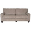 Bowery Hill Fabric Beige Sofa Rectangular Tool-Free Assembly 72