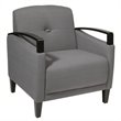 Bowery Hill Accent Chair in Gray