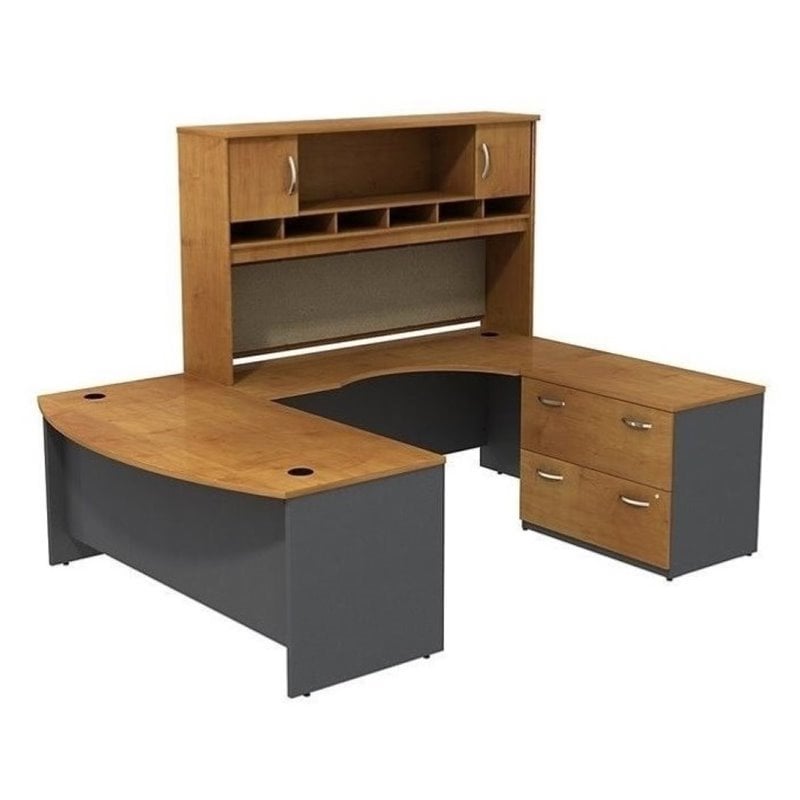 bowery hill computer desk with hutch