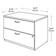 Bowery Hill 2 Drawer Lateral File in Hansen Cherry