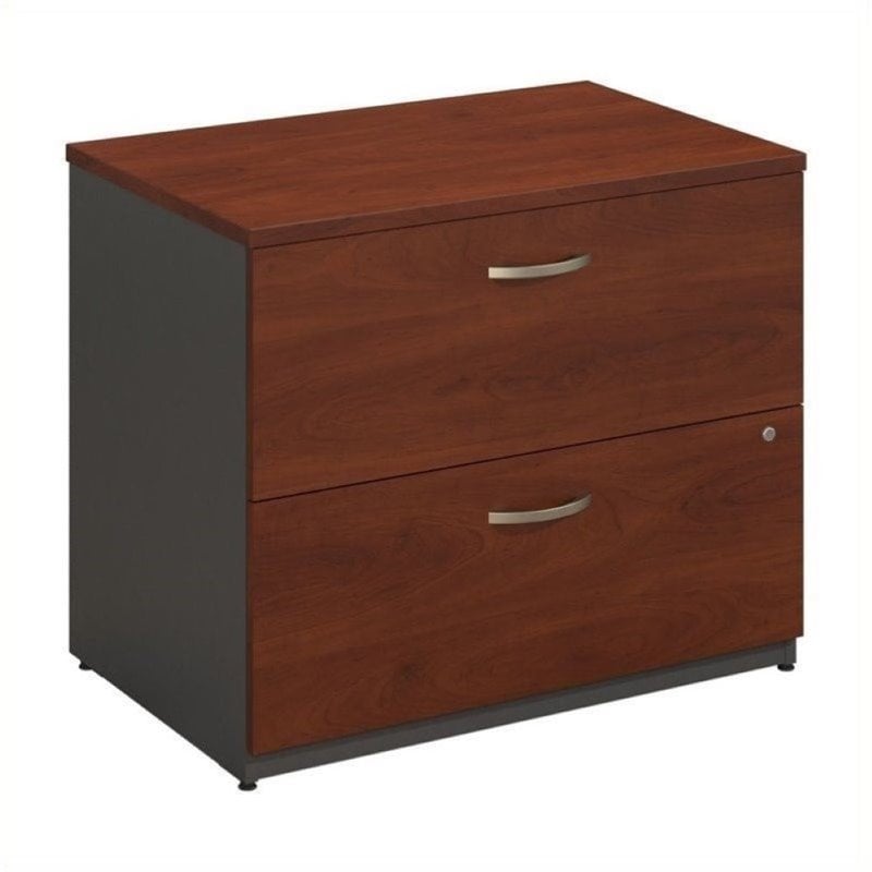  BOWERY HILL 2 Drawer Wood File Cabinet in Medium Oak,  Commercial Grade : Home & Kitchen