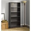 Bowery Hill 5 Shelf Engineered Wood Bookcase in Espresso Oak