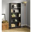 Bowery Hill 5 Shelf Engineered Wood Bookcase in Espresso Oak