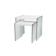 Bowery Hill 2 Piece Nesting Table Set in Glossy White
