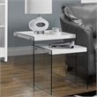 Bowery Hill 2 Piece Nesting Table Set in Glossy White