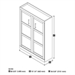 Bowery Hill Wood White Wall Bed Rectangular Euroslat Mattress Support System 58.6