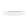 Bowery Hill Wood White Murphy Bed Rectangular Storage 89.88