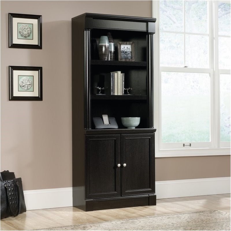 Bowery Hill 3 Shelf Bookcase in Wind Oak