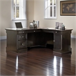 Bowery Hill L-Shaped Contemporary Engineered Wood Computer Desk in Wind Oak