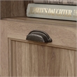 Bowery Hill Contemporary Wood L-Shaped Home Office Desk in Salt Oak
