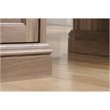 Bowery Hill Wood Executive Desk with File Drawer in Salt Oak