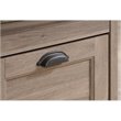 Bowery Hill Wood Executive Desk with File Drawer in Salt Oak