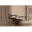 Bowery Hill Wood Executive Desk with File Drawer in Salt Oak