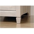 Bowery Hill Contemporary Solid Wood Computer Desk in Chalked Chestnut
