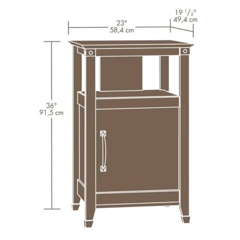 Bowery Hill Printer Stand in Washington Cherry