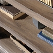 Bowery Hill 5-Shelf Transitional Engineered Wood Bookcase in Salt Oak