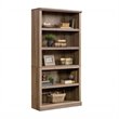 Bowery Hill 5-Shelf Transitional Engineered Wood Bookcase in Salt Oak