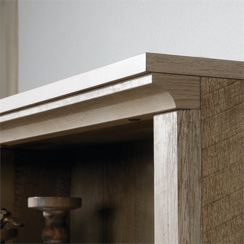Bowery Hill Engineered Wood Lintel Oak Bookcase Rectangular 69.76