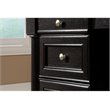 Bowery Hill Wood Wind Oak Executive Desk Rectangular 65.1