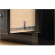 Bowery Hill 2 Drawers Lateral Black Engineered Wood Filing Cabinet Easy Assembly