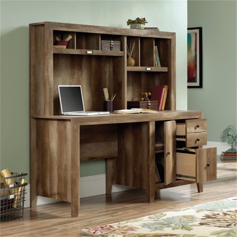 bowery hill computer desk with hutch