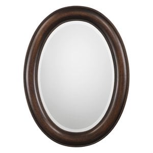 Bowery Hill MDF Bronze Mirror Oval