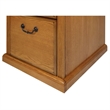 Bowery Hill Wood Natural Filing Cabinet Vertical 2 Drawer 29