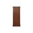 Bowery Hill 4 Drawers Vertical Brown Wood Filing Cabinet Pre-assembled