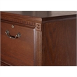 Bowery Hill 4 Drawers Vertical Brown Wood Filing Cabinet Pre-assembled