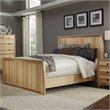 Bowery Hill King Panel Bed in Natural