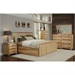 Bowery Hill King Storage Bed in Natural