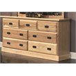 Bowery Hill 7 Drawer Dresser in Natural