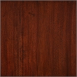 Bowery Hill Transitional Solid Wood Queen Panel Storage Bed in Cherry Brown