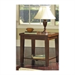 Bowery Hill Slate Wood Cherry End Table Rectangular 24