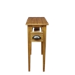 Bowery Hill Bin Pull Narrow End Table in Candleglow Finish